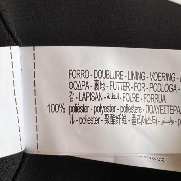 Zara Black Satin Backless Halter Top - Picture 11 of 12